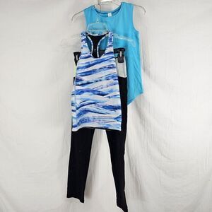 Lot Of 3 Pieces Girls  Ivivva(lululemon For Girls) Size 10 Tanks Leggings